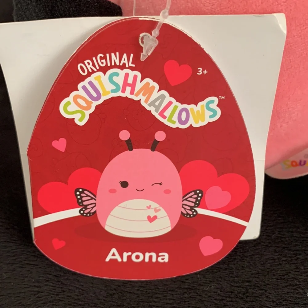 Squishmallows Original Arona Butterfly Pink 7” NWT - Picture 9 of 11